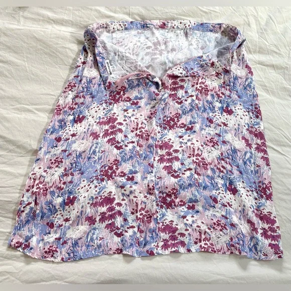 Reformation Purple Floral Skirt size 16 - Picture 3 of 5